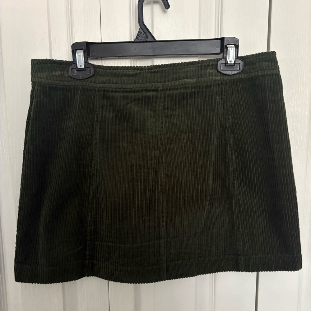 Zara Corduroy Buttoned Mini Skirt - Picture 4 of 4